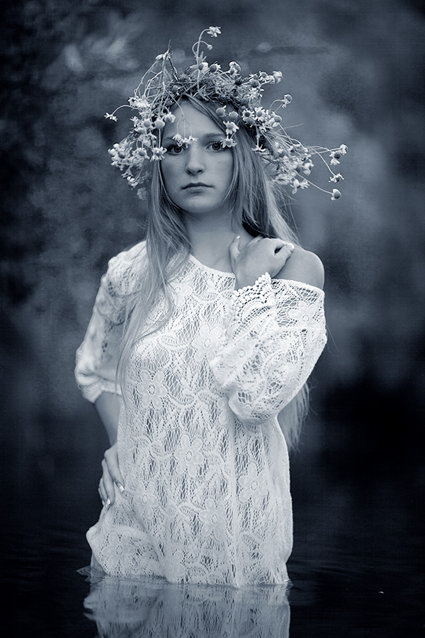 Porträt von einem Kranz