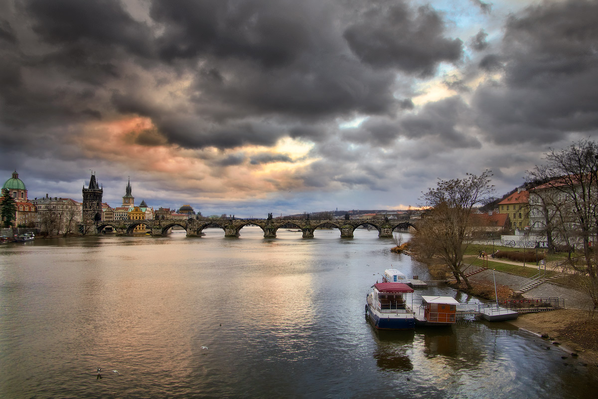 Sonnenuntergang am ersten Weihnachtstag