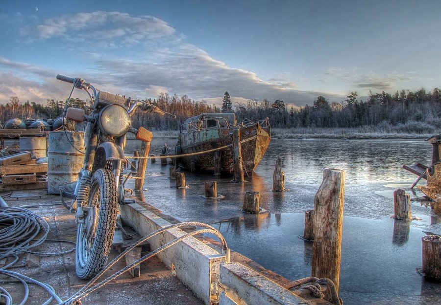 Morgen des neuen Jahres