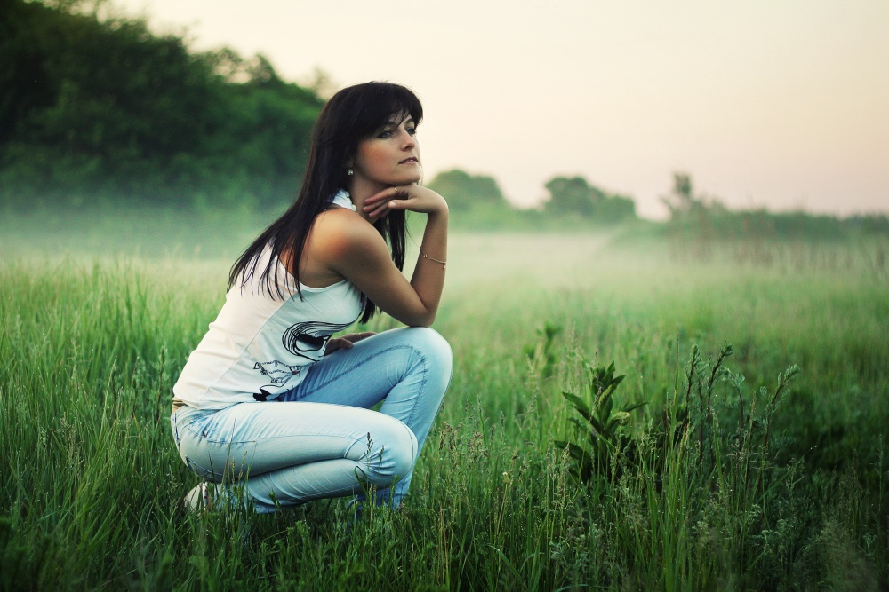 Romantik eines Sommermorgen