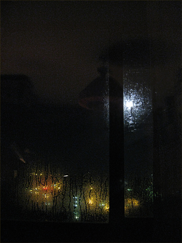 Über Nacht das Fenster ...
