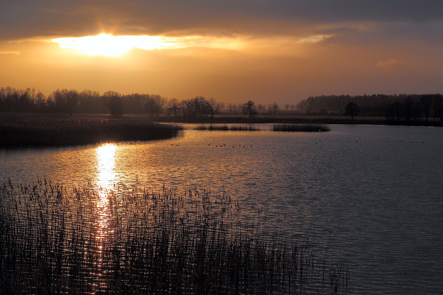 Abend auf dem Stausee