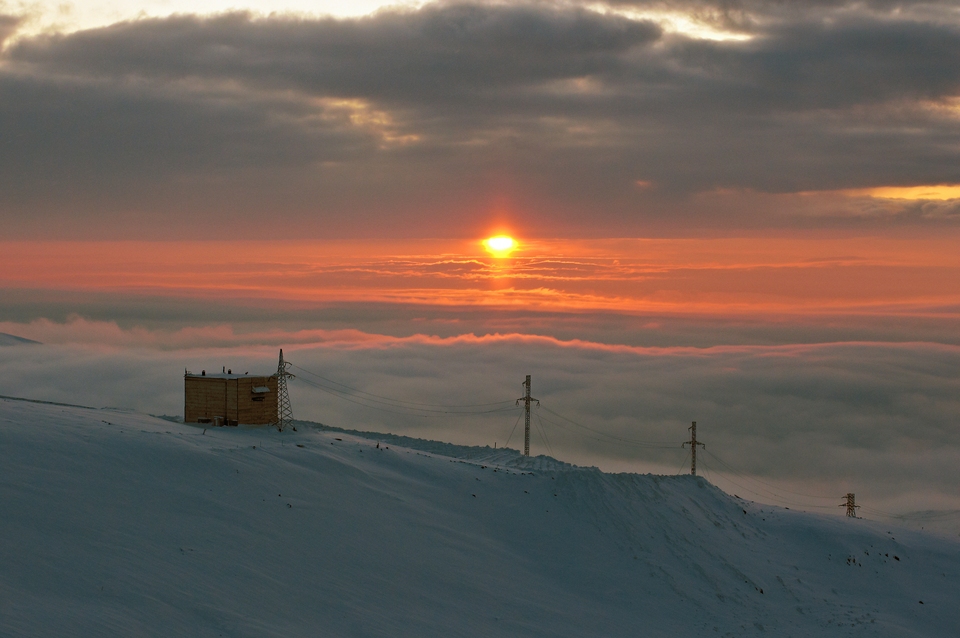 Damit war die Polarnacht ...