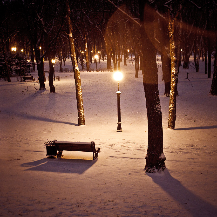 der Januar-Nacht Skizze