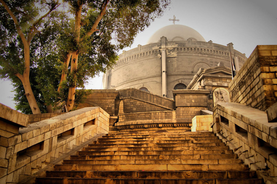 Die Treppe zum Tempel