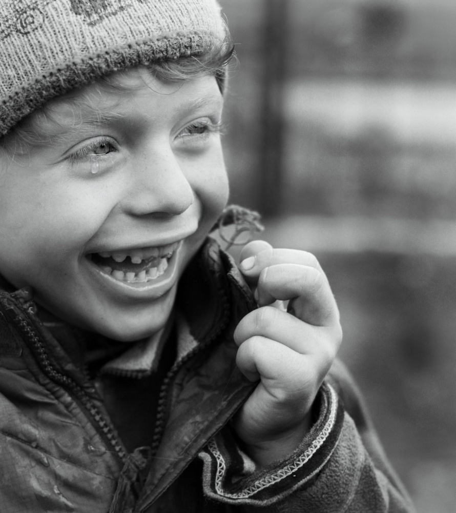 Lachen durch Tränen