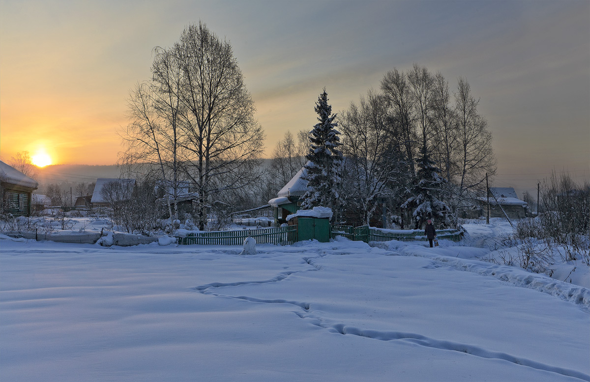 Im Dorf war es in ...