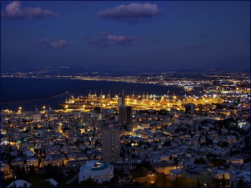 Haifa am Abend.