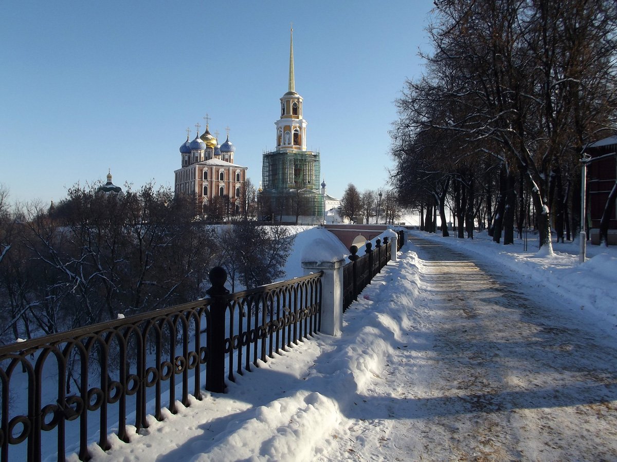 Bell Tower in einem Leichentuch