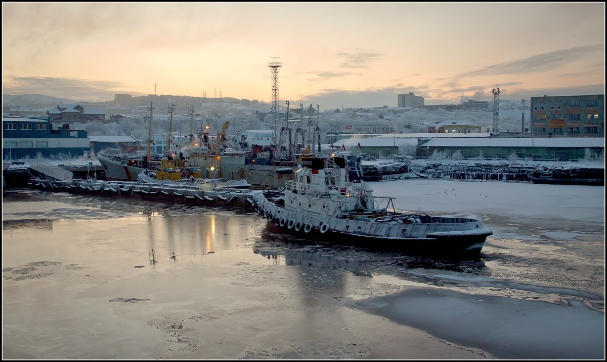 Die Arbeiten am Wasser ...
