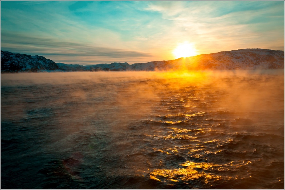 Nord Sonnenuntergang ...