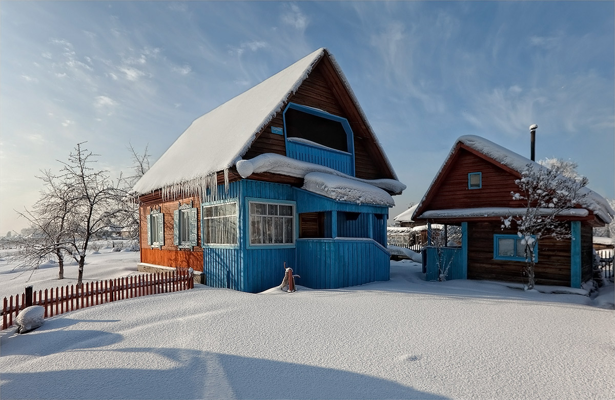 Das Haus in dem Dorf ....