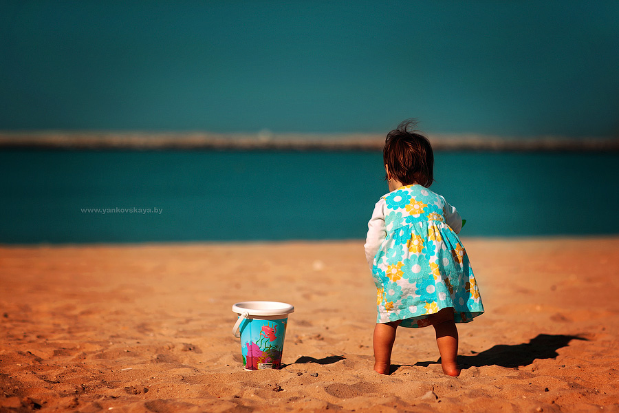 Mädchen und das Meer