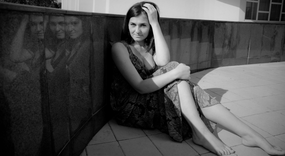 "Die Reflexion von hundert Personen"