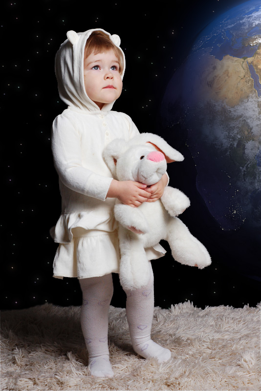 Warten auf seinen Vater aus einem langen Flug