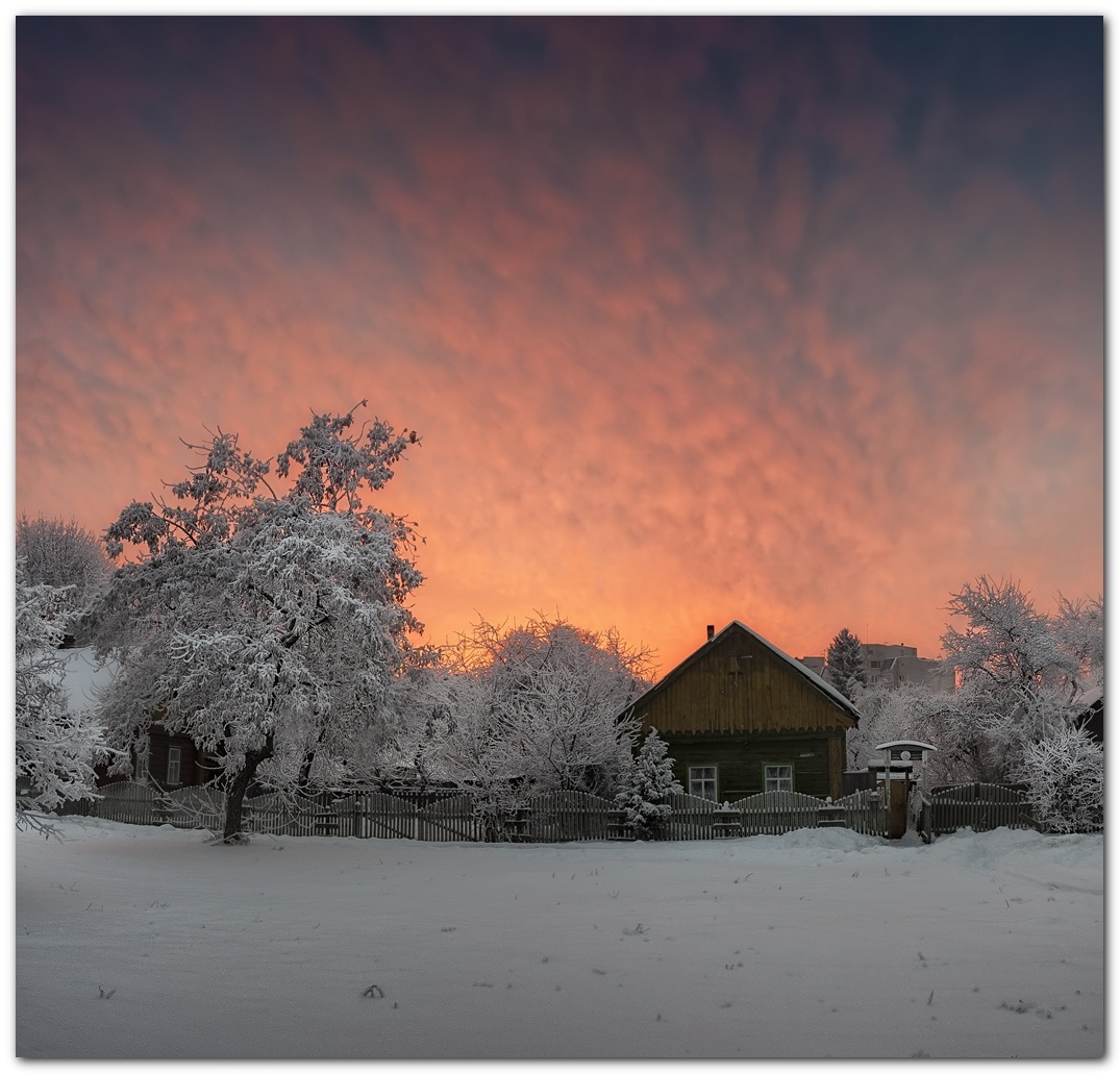 Über die Krähe im Morgengrauen ...