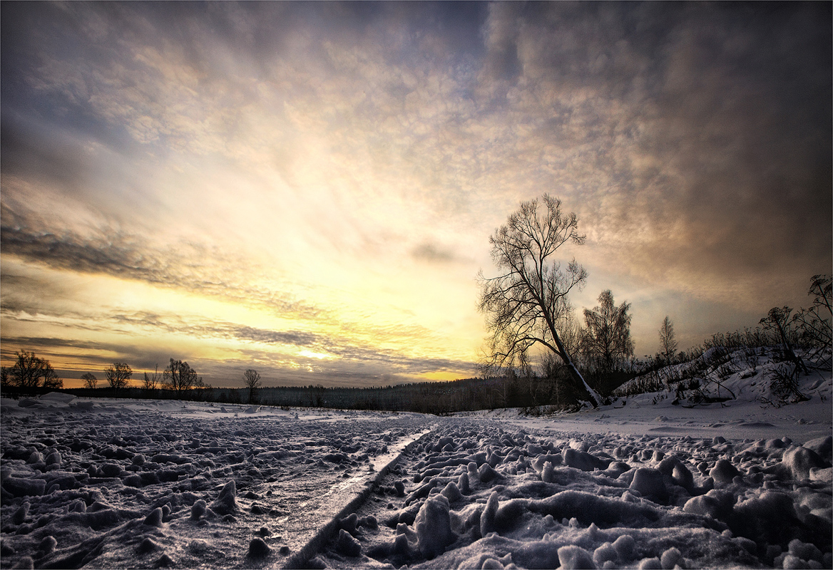 Morgen auf dem Fluss