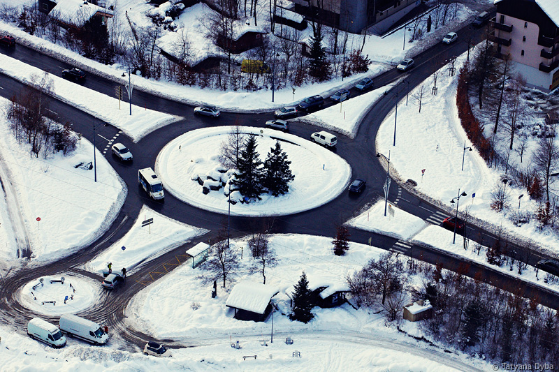Chamonix. Blick von der Spitze.