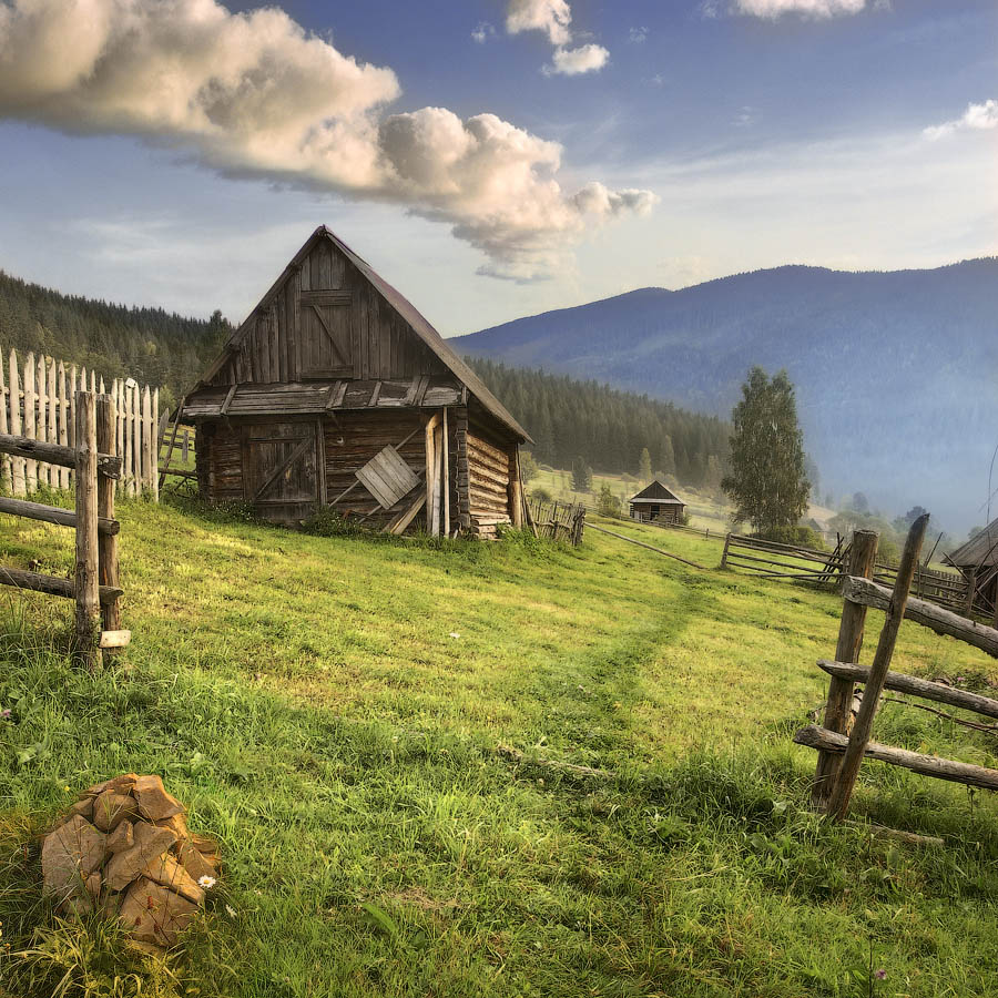 Eine der Wunden in Bistritsi