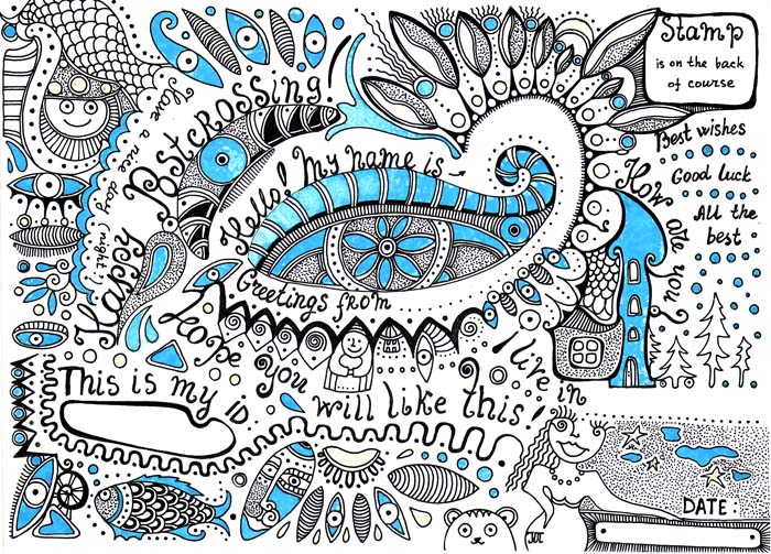 Card "Cheat Sheet für den Neuling postkrossera"