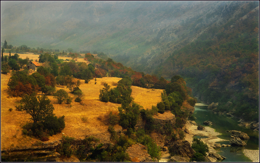 Herbstlichen Bergwelt