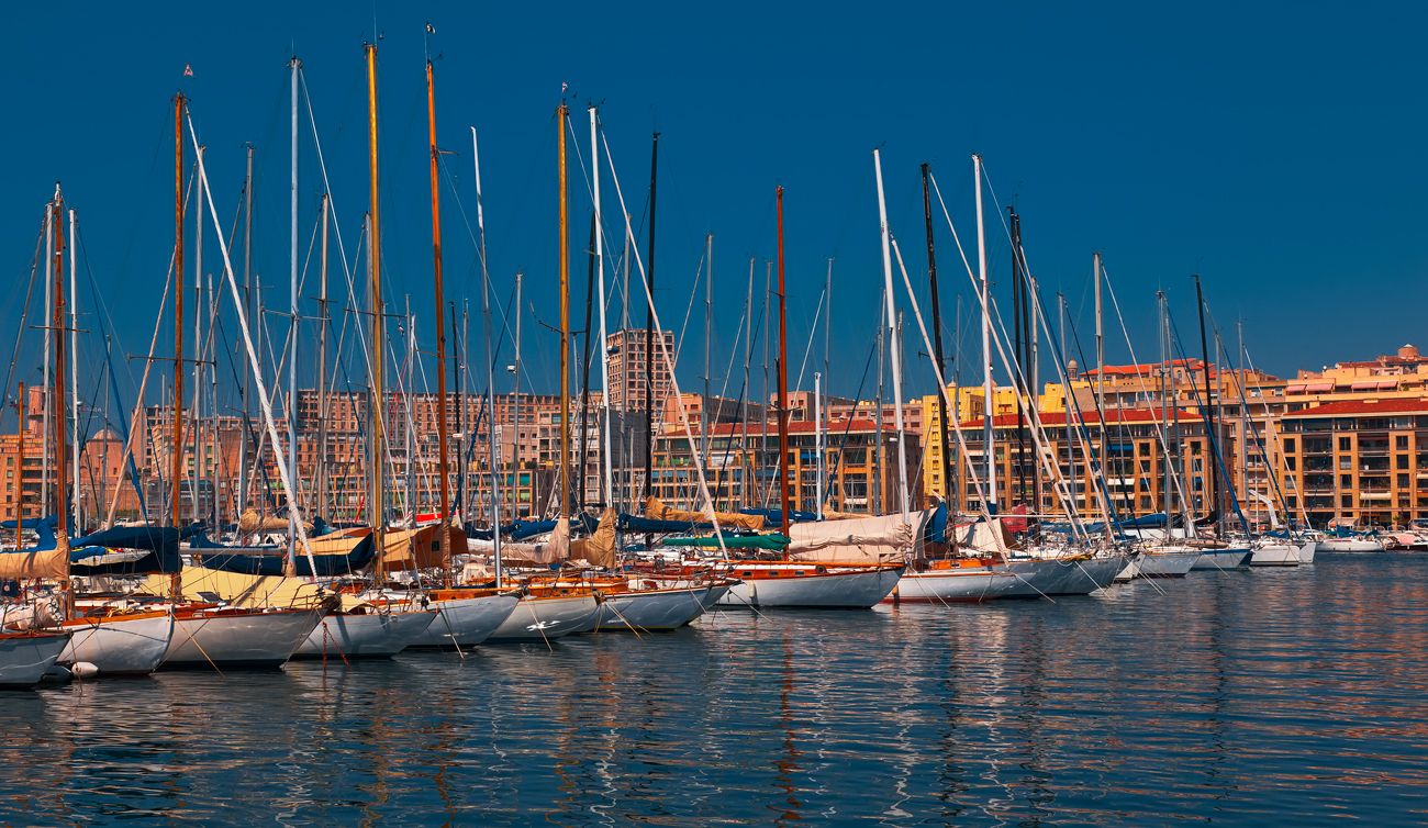 Marseille port