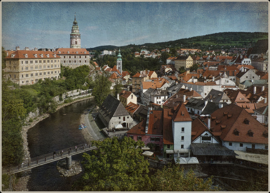 Postkarte aus Cesky Krumlov