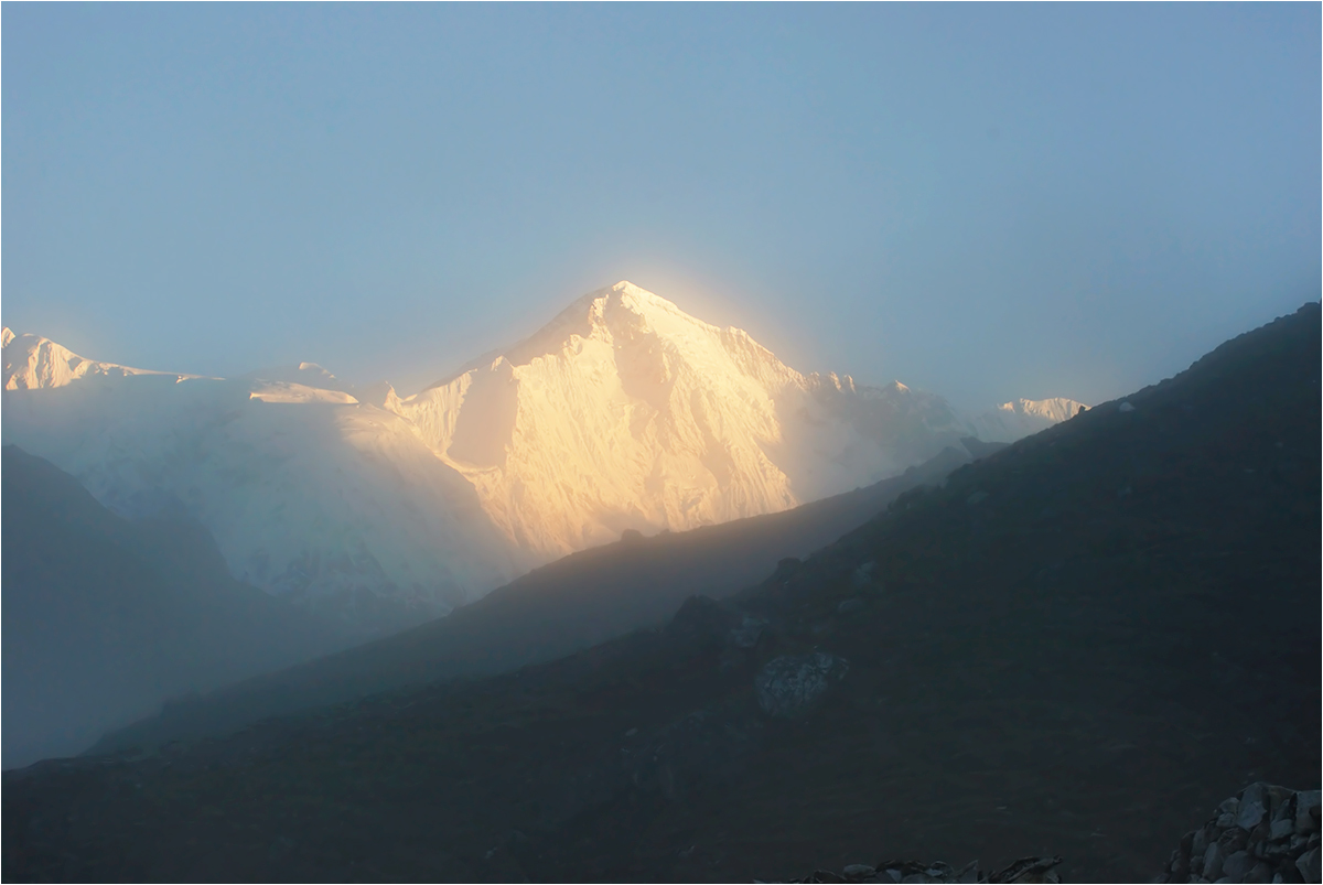 Auf dem hellen Licht