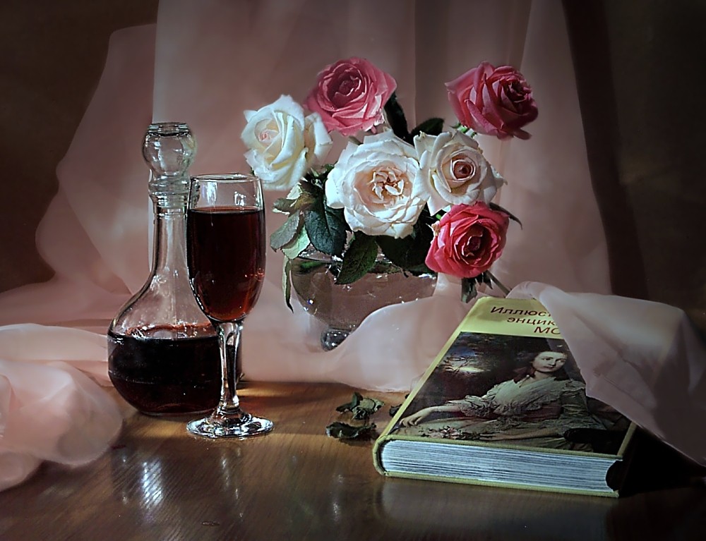 Mit einer Schönheit