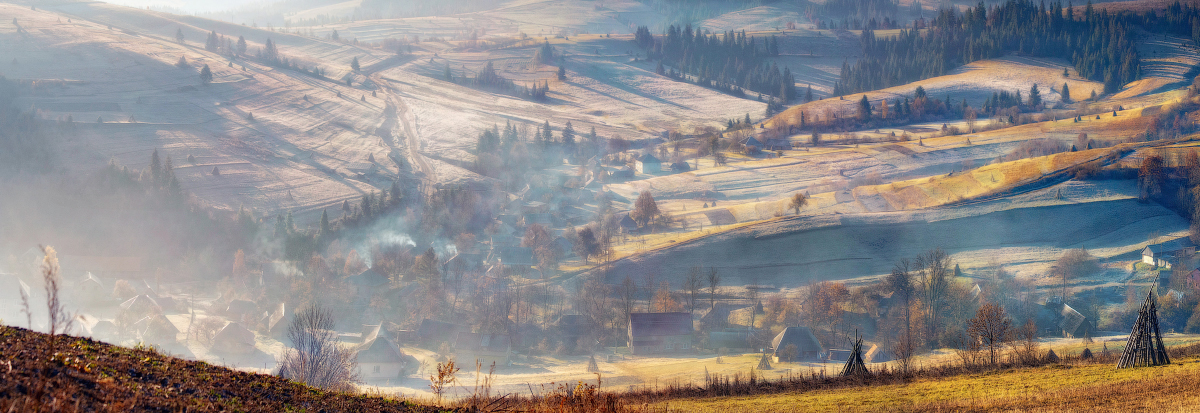 Morgen in den Karpaten ......