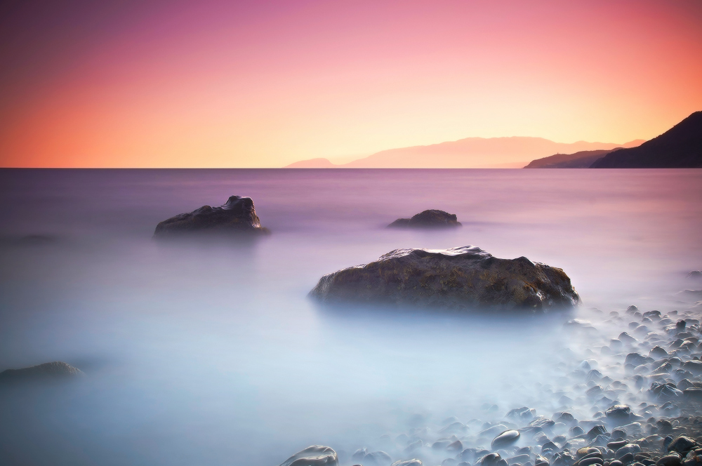 Farben des Sonnenuntergangs ...