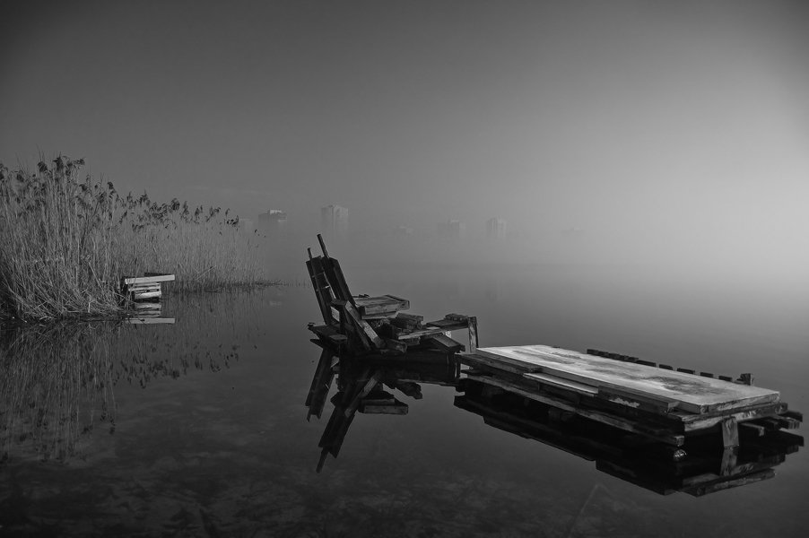 Im Nebel. an der Kreuzung der Kulturen ...