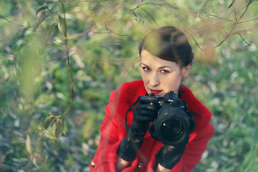 Glücklicher Frühling alle Mädchen mit einer Kamera! :)