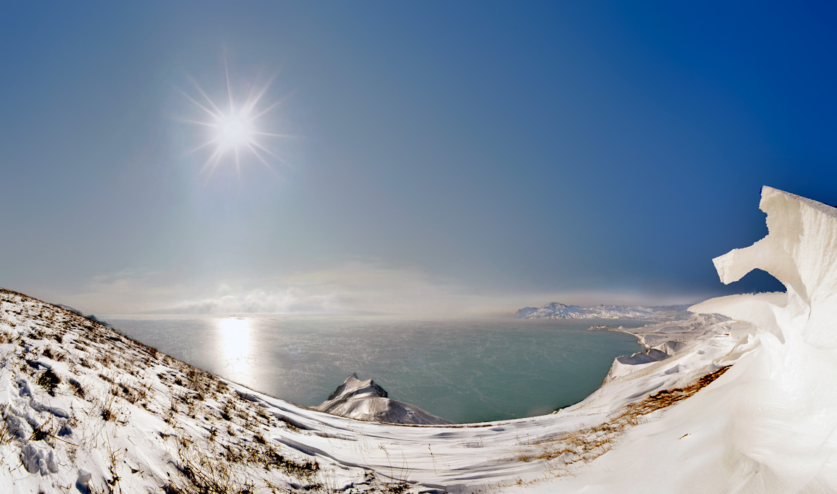 ein wunderbarer Moment des Winters