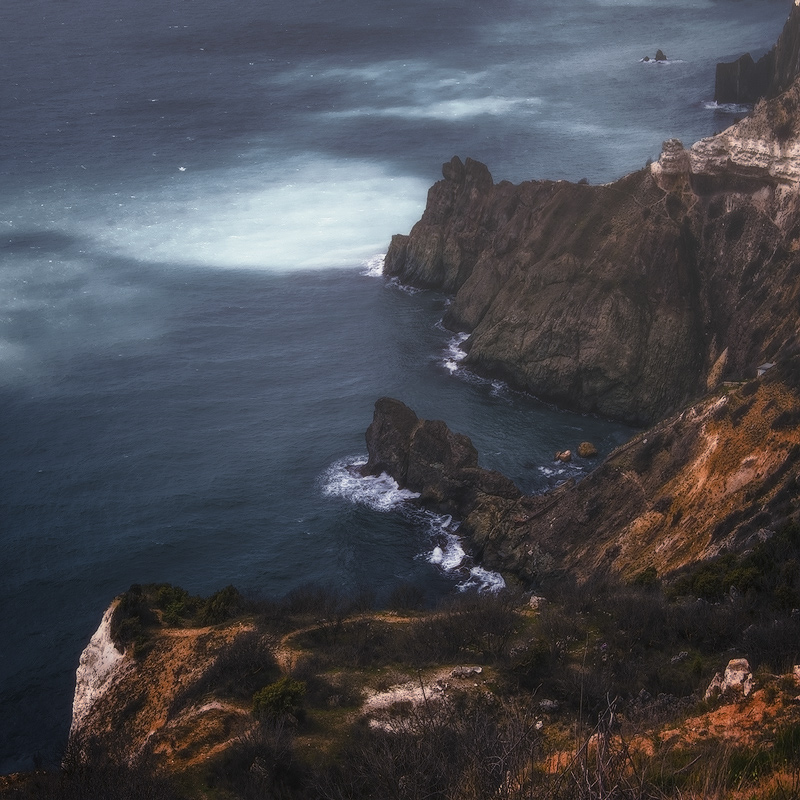 Die felsige Küste der Krim