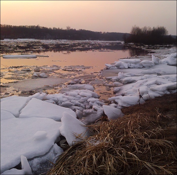 Eisgang in der Pripjat