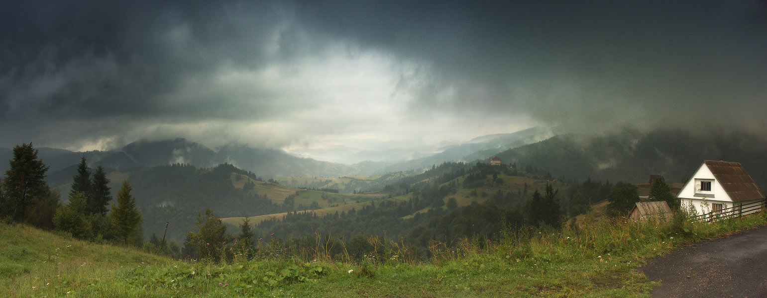 Regen an der Heizung