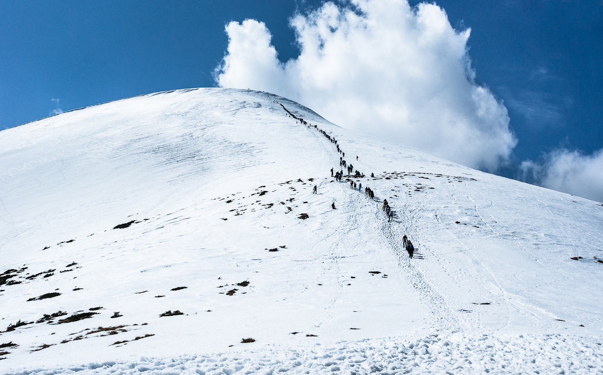 Die Besteigung des Goverla