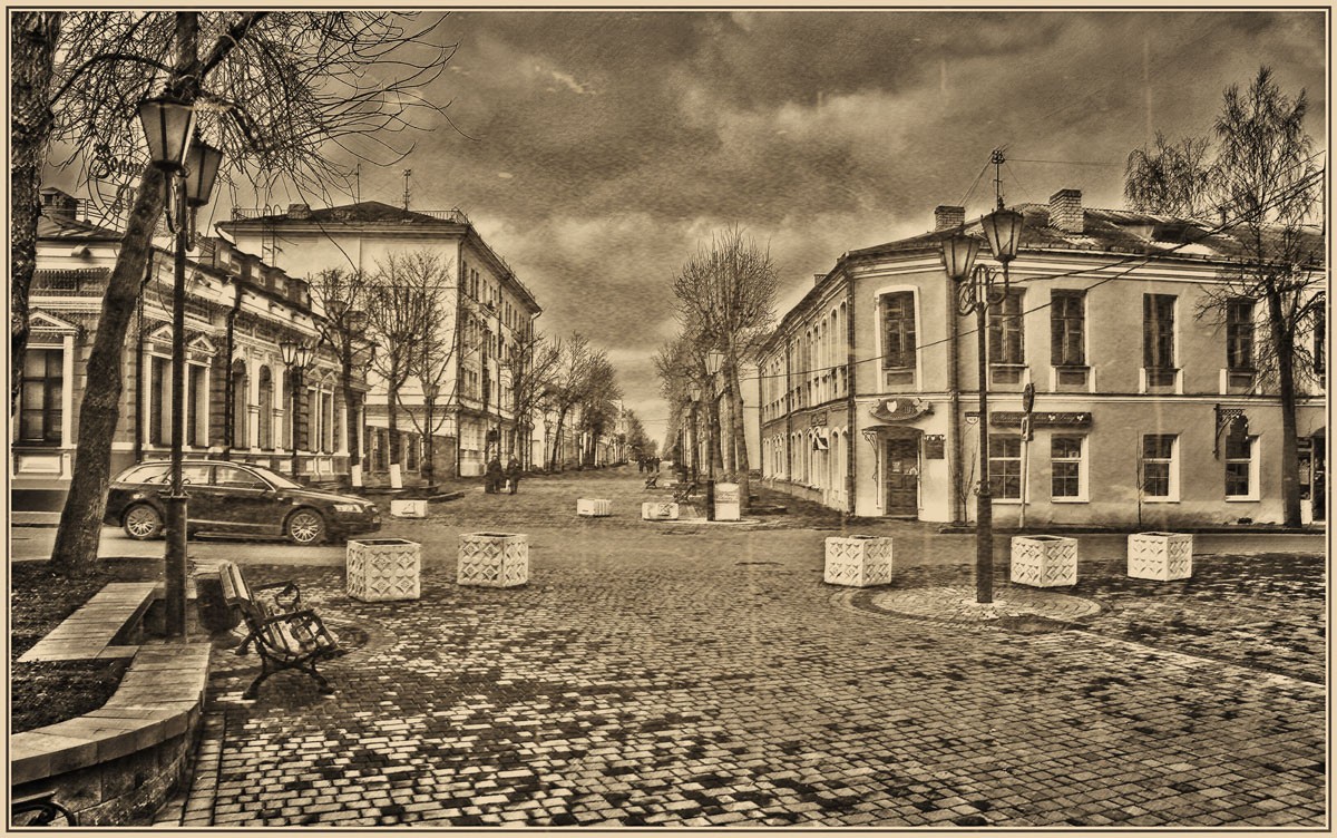 In den Straßen von Witebsk