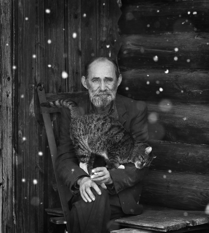 Abgelegt letztjährigen Schnee (C)