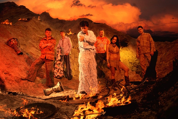 Gitarrist Didulja Valery und seinem Team.