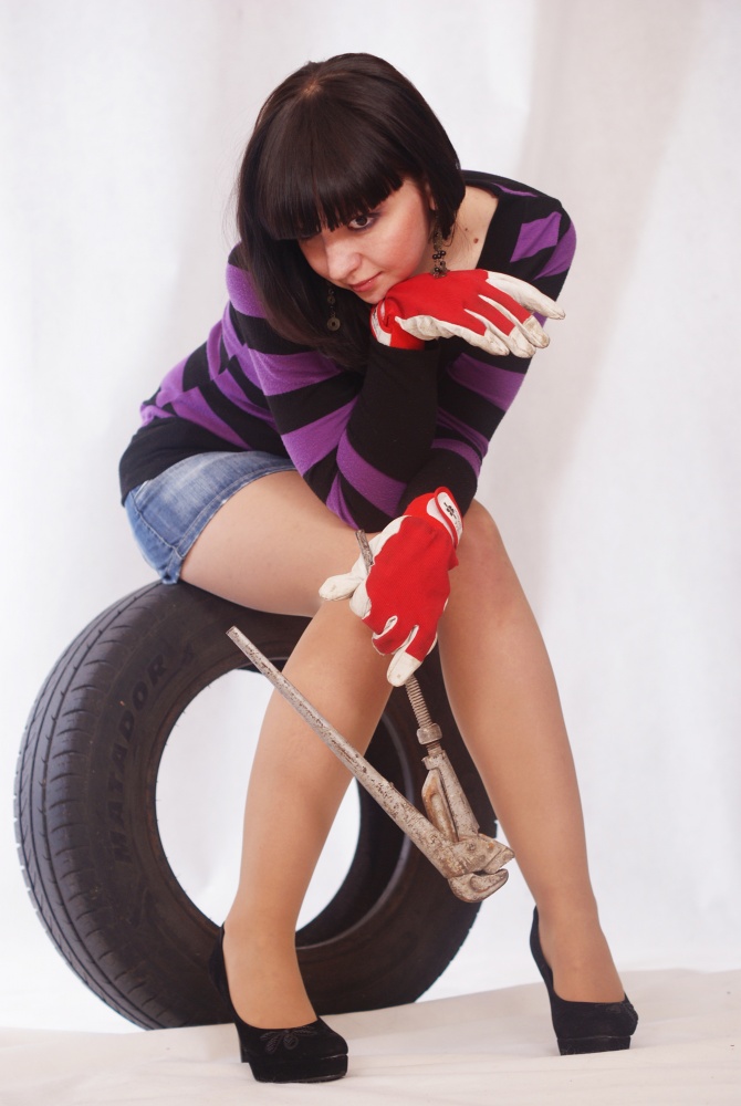 Montage an der weiblichen