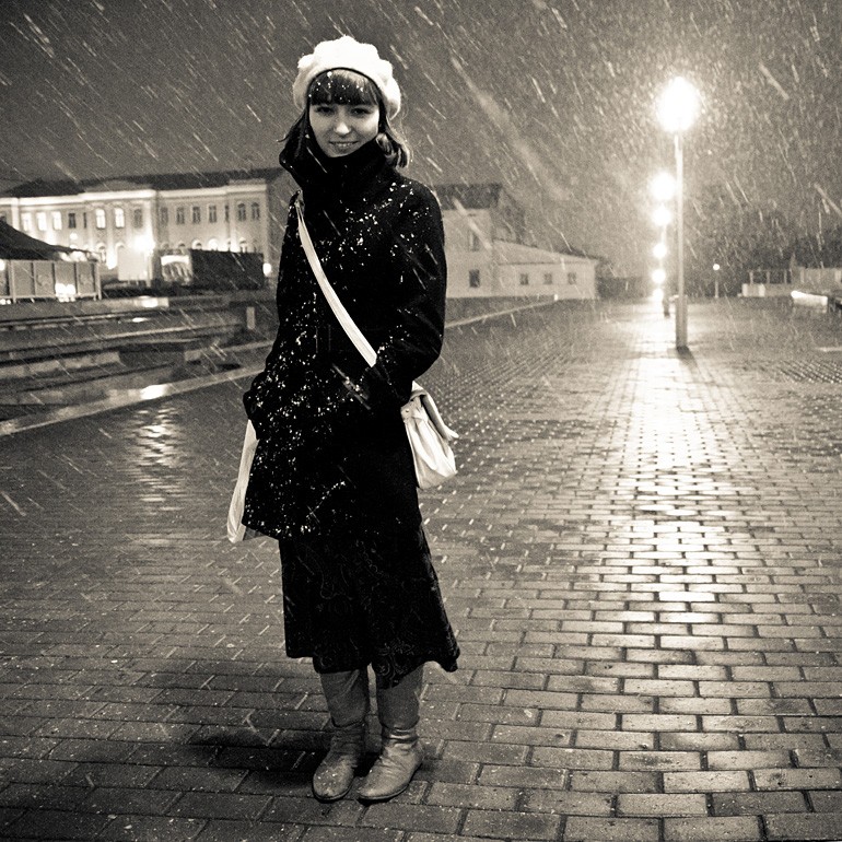 Frühlingsabend in Minsk