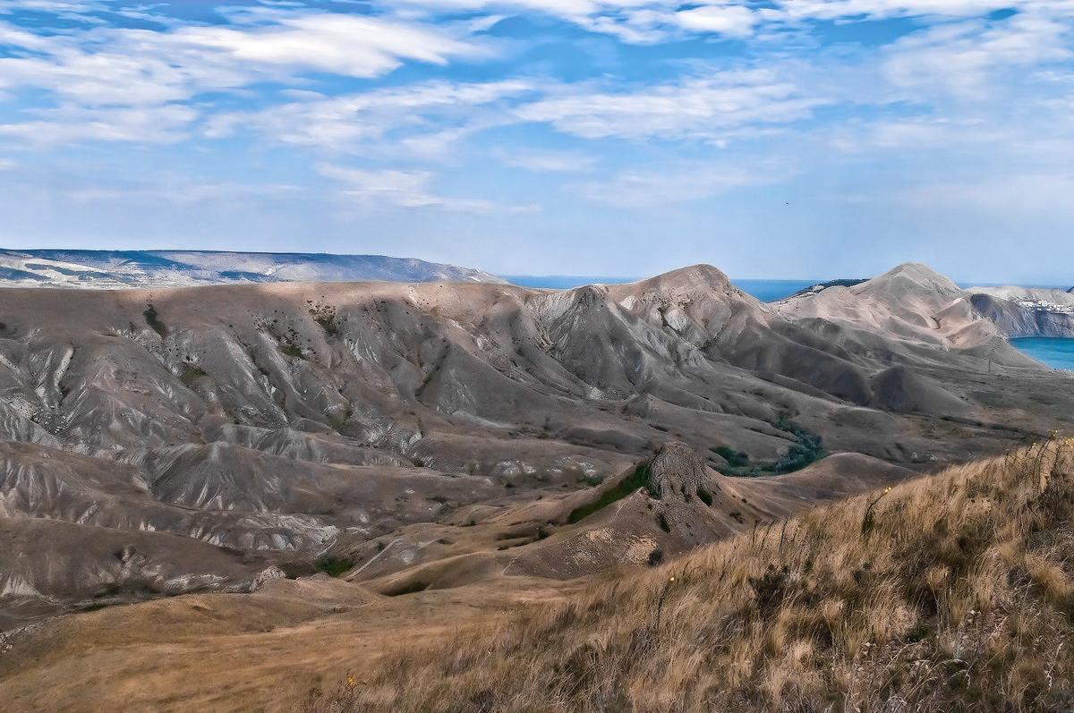 Umgebung von Koktebel Nummer 2 im September ...