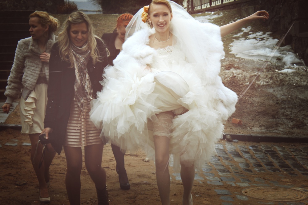 Hochzeit auf der Straße morgen ......