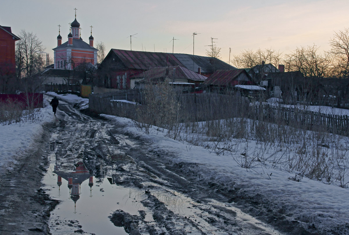 Straßen seiner Heimatstadt gooroda