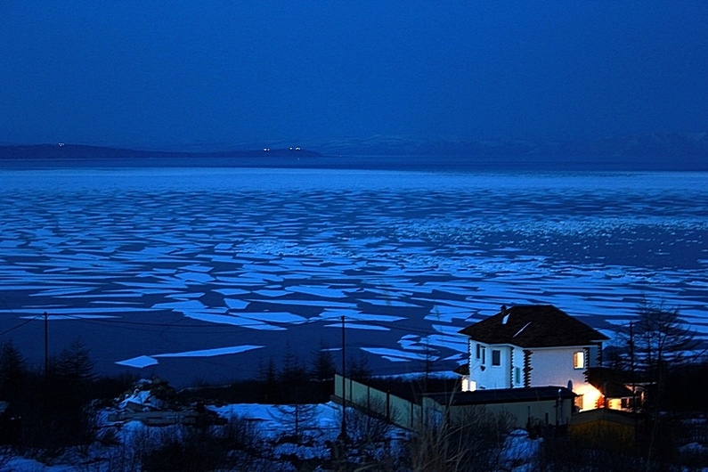 Gemütlichkeit in den Ozean.