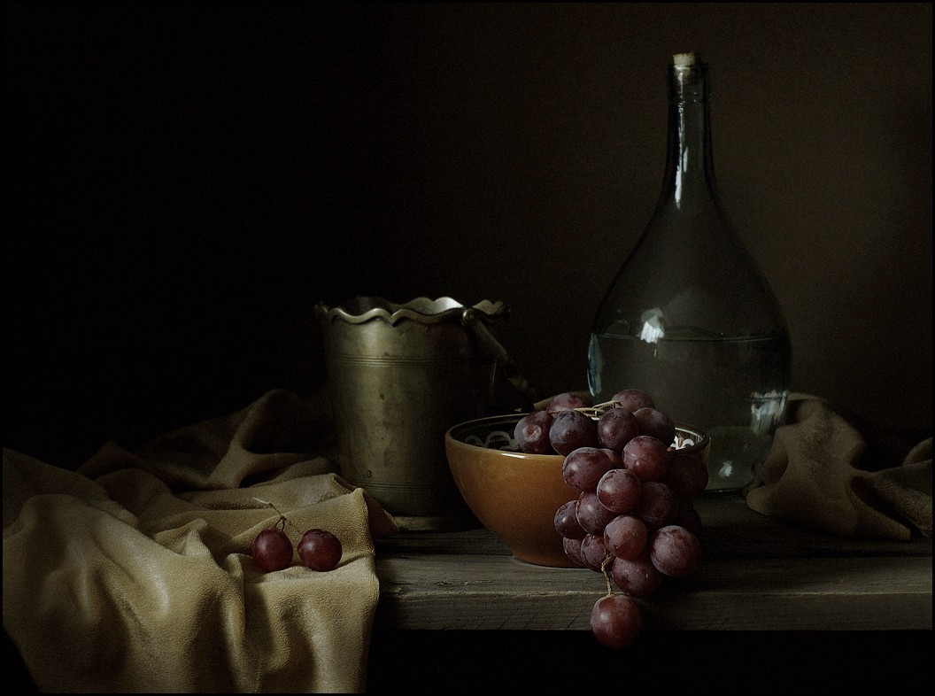 Mit Trauben