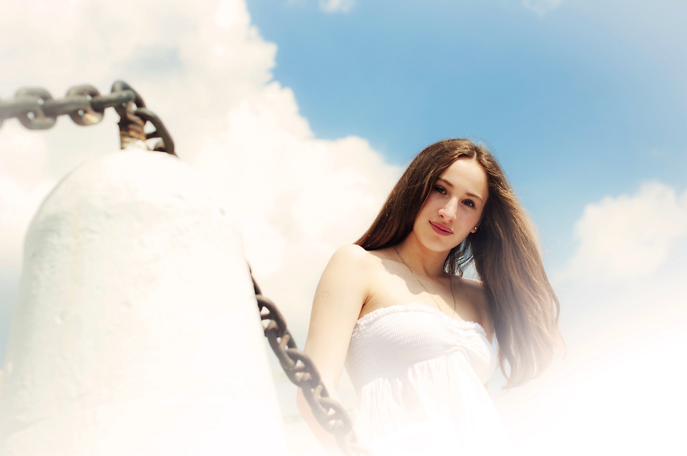 Blick vom Himmel ...