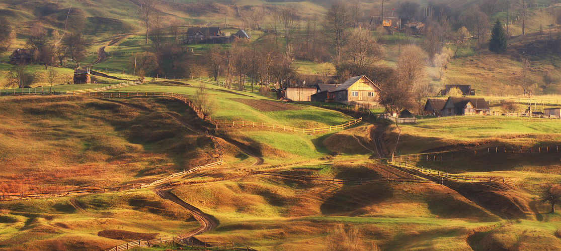 Panorama Karpaten Frühjahr .............